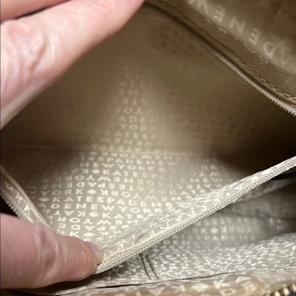 Kate Spade Gingham Blue and White Crossbody Bag - Picture 12 of 16